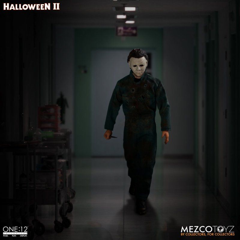 Imagem relacionada a Mezco Toyz revela Michael Myers de Halloween II (1981)
