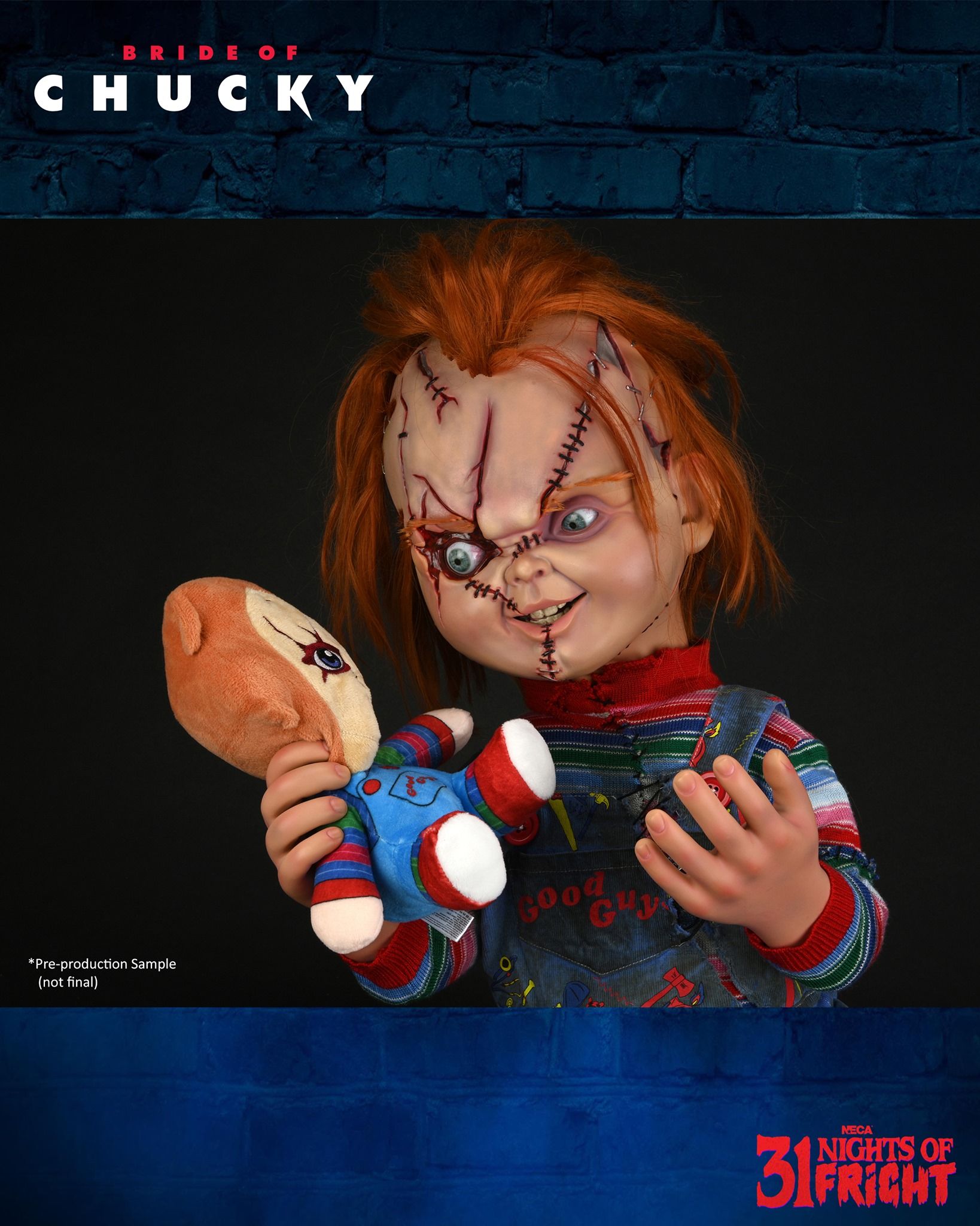 Imagem relacionada a Neca anuncia Chucky de 'Noiva de Chucky' em tamanho real