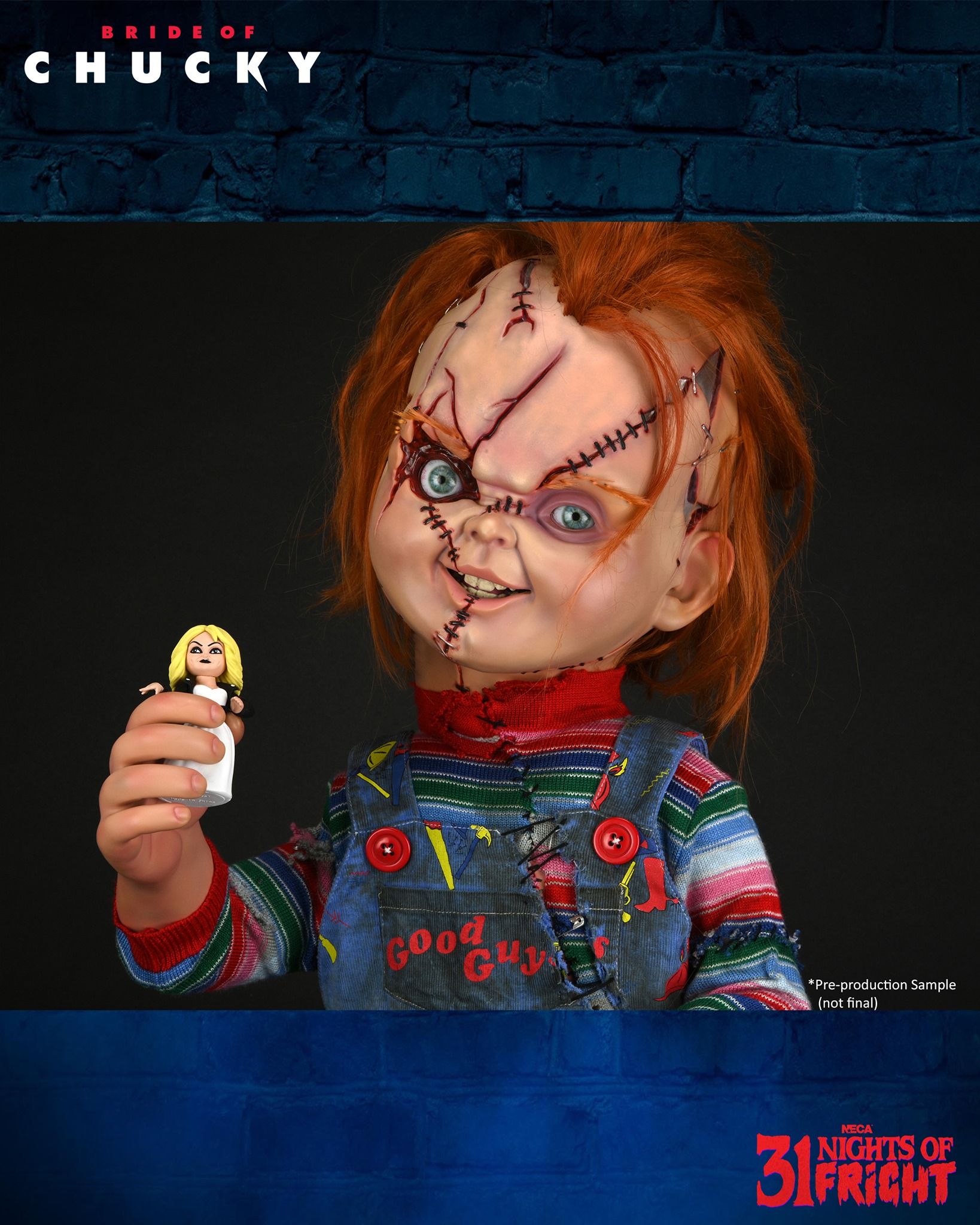 Imagem relacionada a Neca anuncia Chucky de 'Noiva de Chucky' em tamanho real