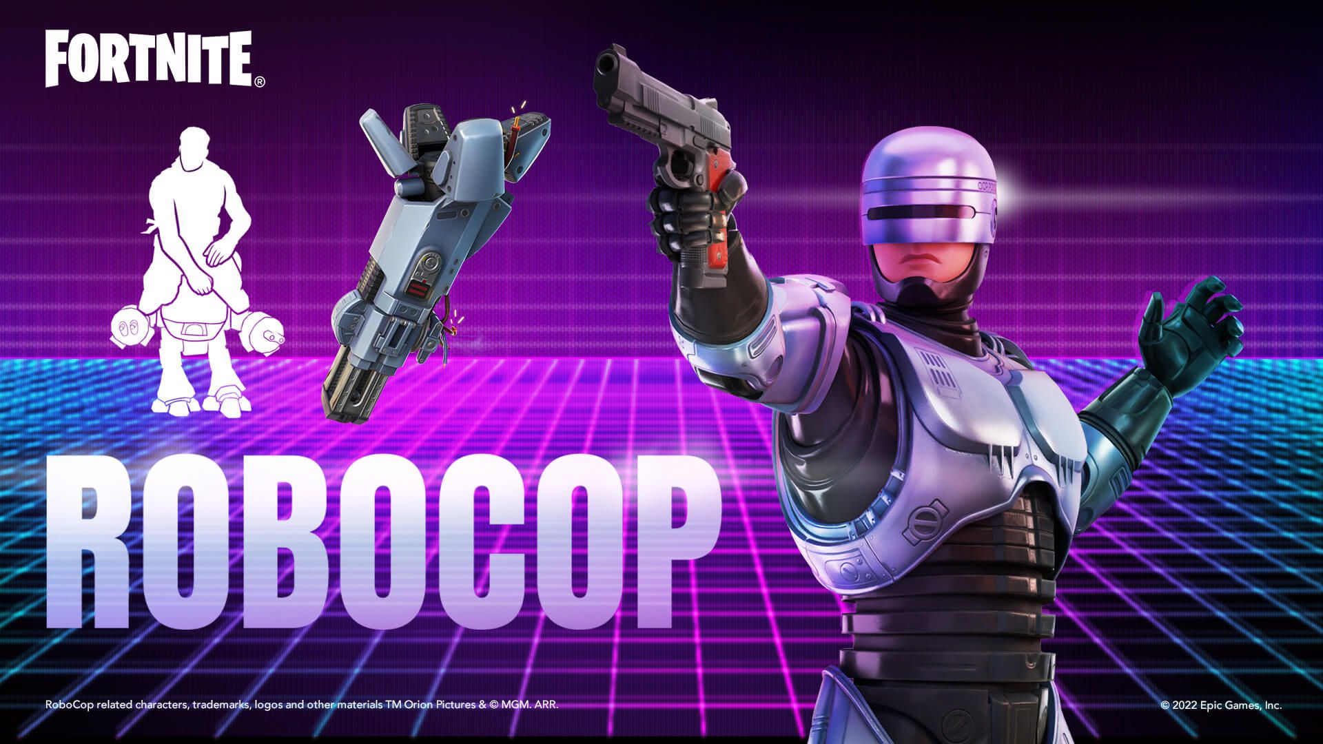 Imagem relacionada a RoboCop chega ao Fortnite