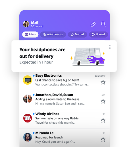 Imagem relacionada a App do Yahoo Mail agora rastreia entregas