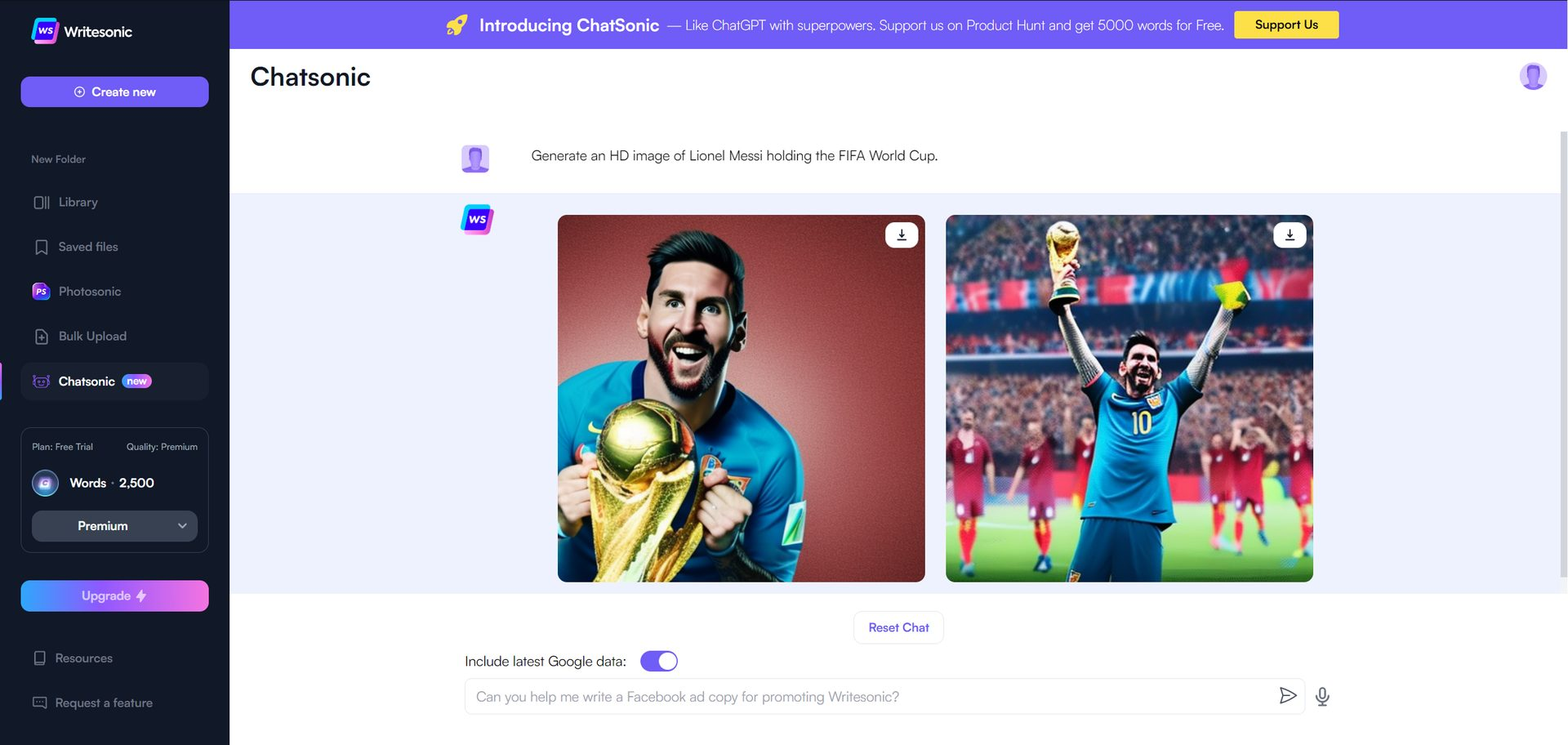 Imagem relacionada a Chatsonic, o novo rival do ChatGPT