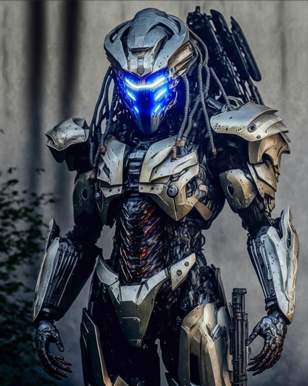 Imagem relacionada a Artista recria Predador com design mais tecnológico