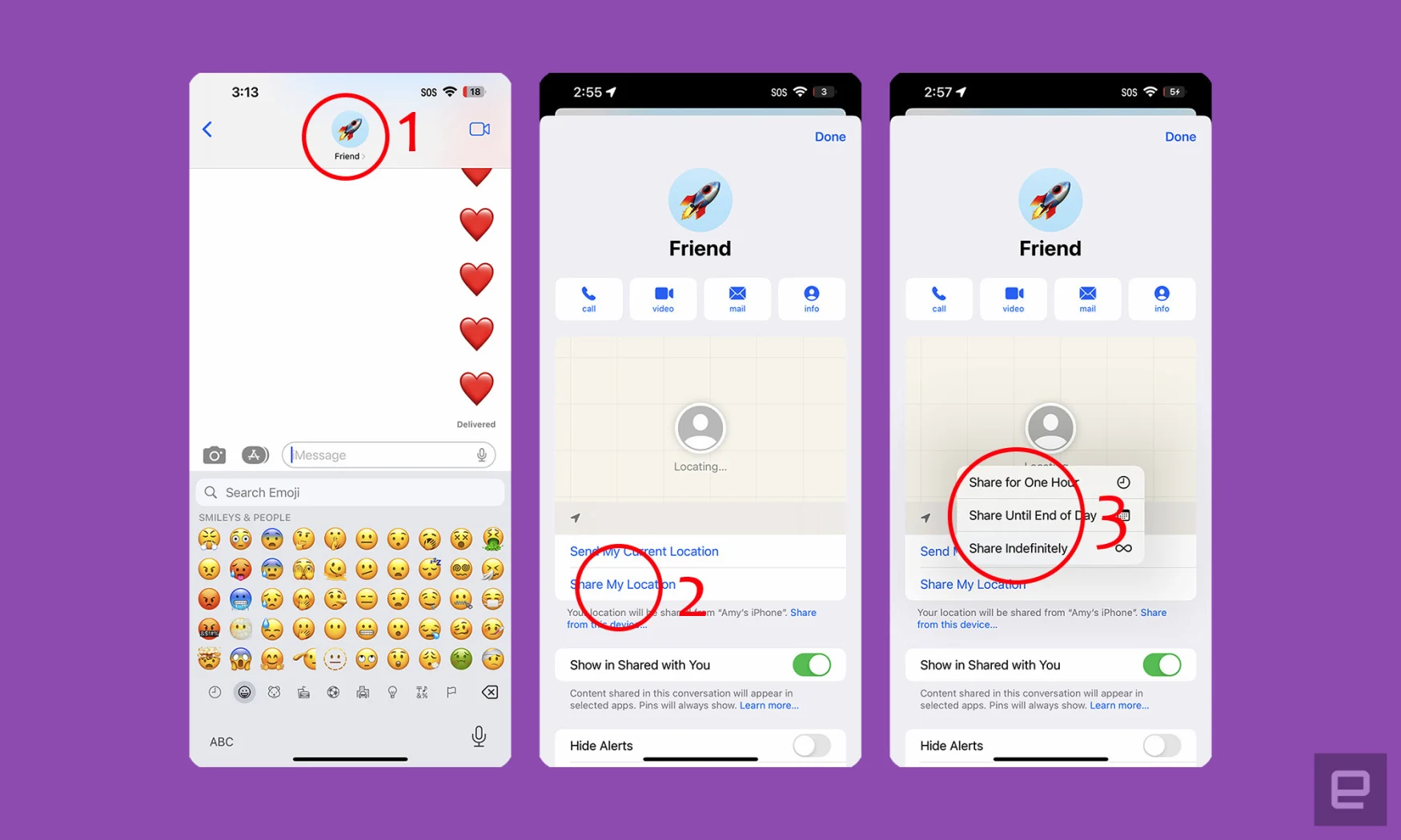 Imagem relacionada a Como compartilhar sua localização usando um iPhone