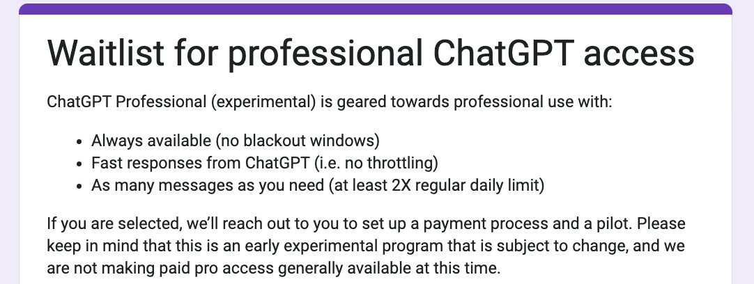 Imagem relacionada a ChatGPT Professional será uma versão premium