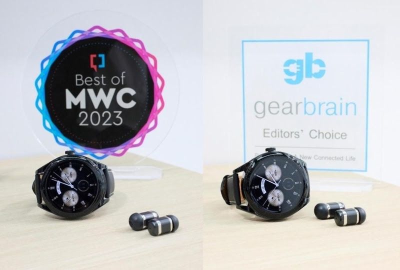 Imagem relacionada a Huawei Watch Buds: O dispositivo 2 em 1 que ganhou o prêmio 'Melhor da MWC 2023'