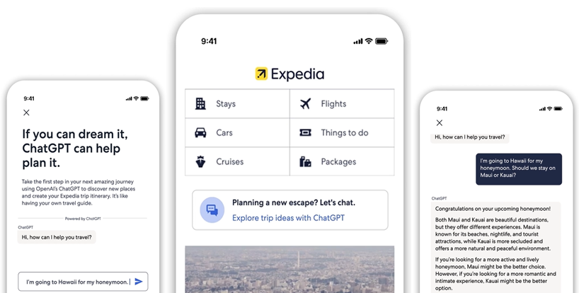 Imagem relacionada a Expedia lança recurso de planejamento de viagens impulsionado pela IA da OpenAI