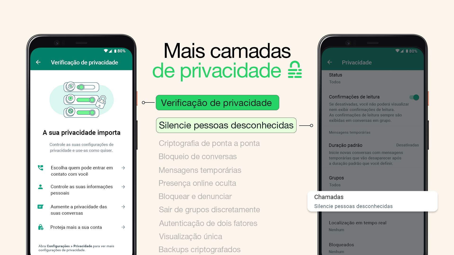 Imagem relacionada a WhatsApp apresenta novos recursos de privacidade