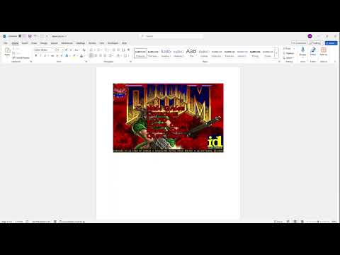 DooM in Microsoft Word
