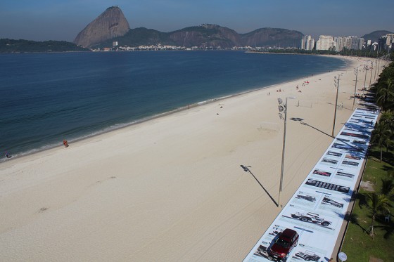 Imagem relacionada a Jeep promove a maior timeline física do mundo no Rio de Janeiro