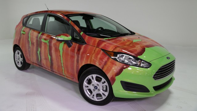 Bacon-wrapped Ford Fiesta