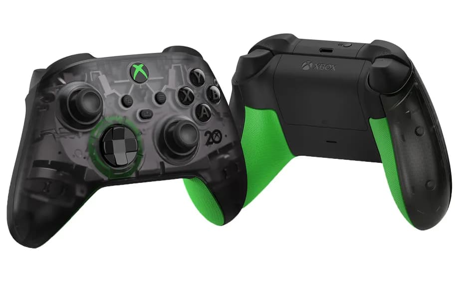 Imagem relacionada a Controle de 20º aniversário do Xbox traz logo clássico verde