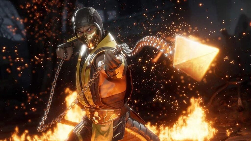 Imagem relacionada a Movimento icônico do Scorpion em Mortal Kombat não foi algo planejado