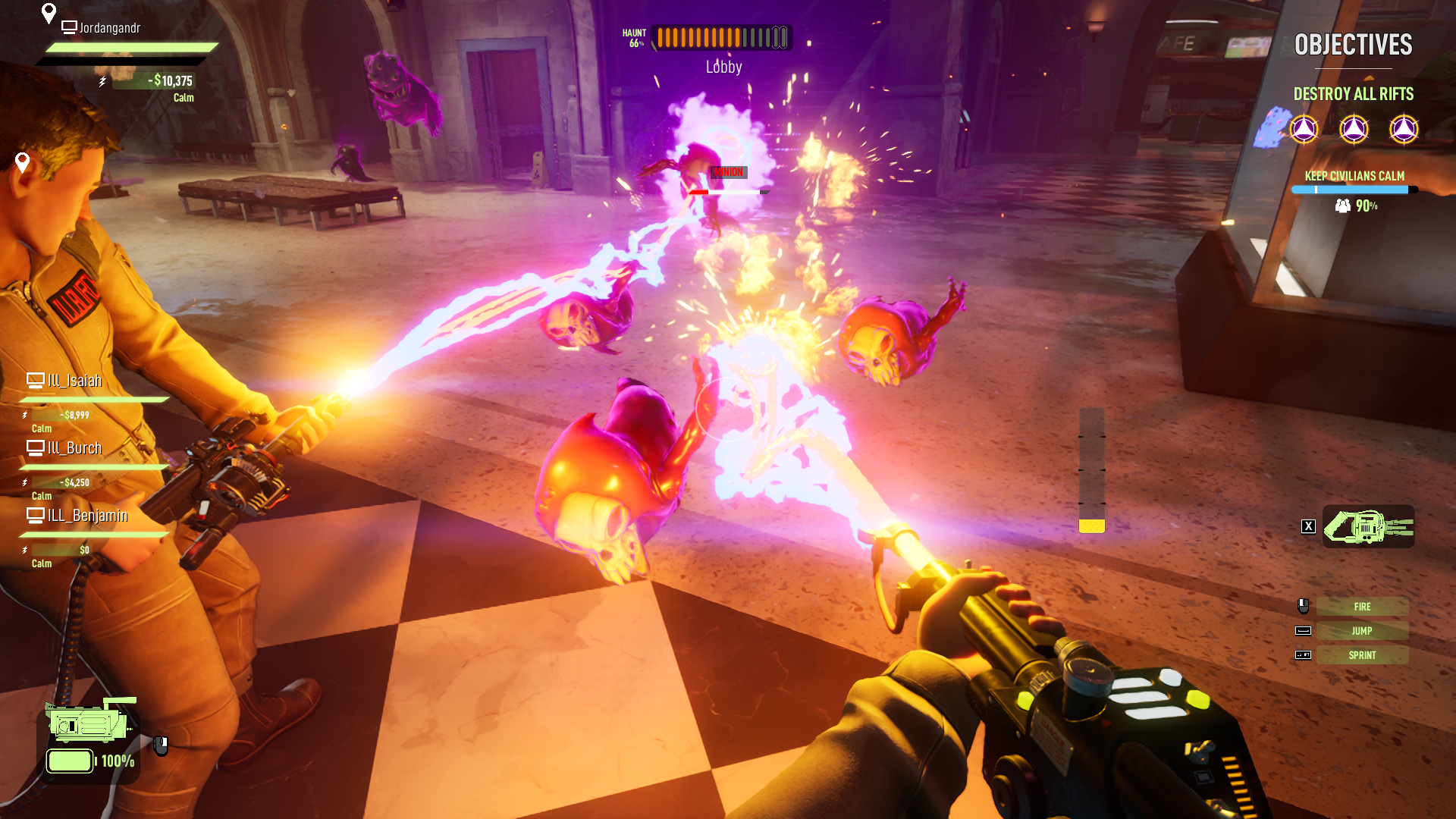 Imagem relacionada a Ghostbusters: Spirits Unleashed é o jogo cooperativo dos Caça-Fantasmas