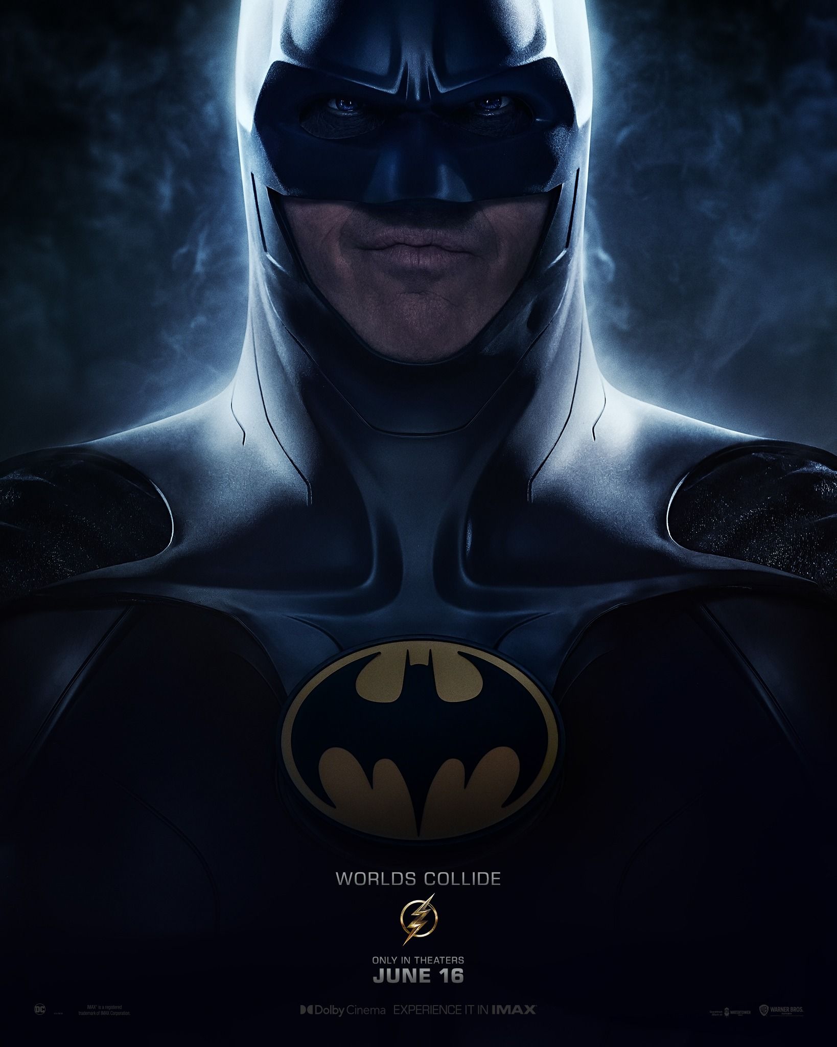 Imagem relacionada a Batman de Michael Keaton ganha poster em The Flash