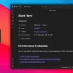 Imagem relacionada a Obsidian lança nova função Properties para adicionar metadados às notas