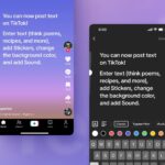 Imagem relacionada a TikTok agora permite postagens de texto