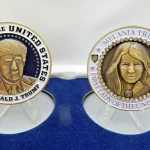 Imagem relacionada a Melania Trump também lança sua moeda meme