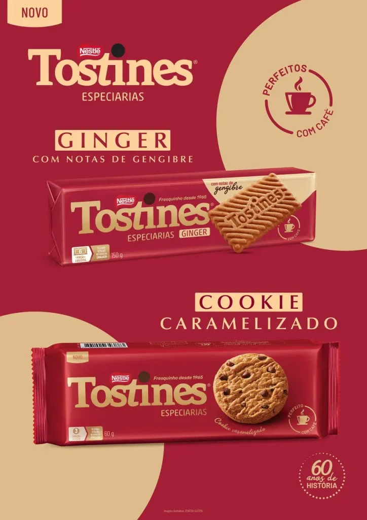 tostines especiarias ginger cookie